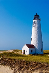 Great Point Light on Nantucket Island in Massachuaetts